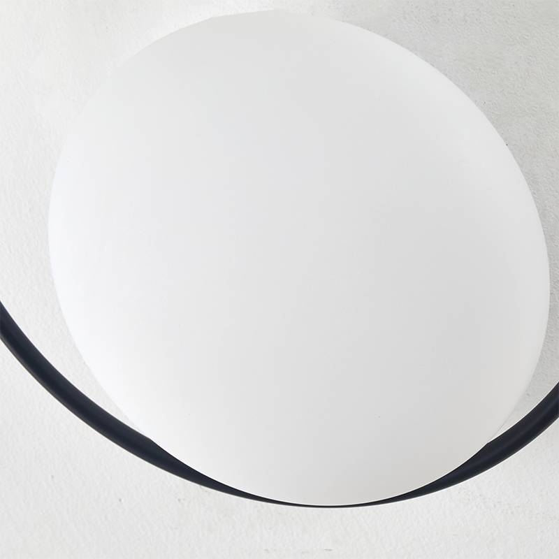 Arandela Nordecor Niza 6 watts 3000K Preto IP20 Ø220mm Bivolt 2720