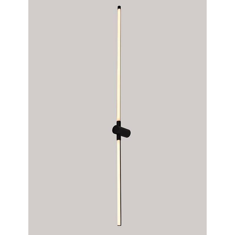 Arandela Nordecor Lina 13 watts 3000K Preto IP20 Ø40x1000mm Bivolt 2752