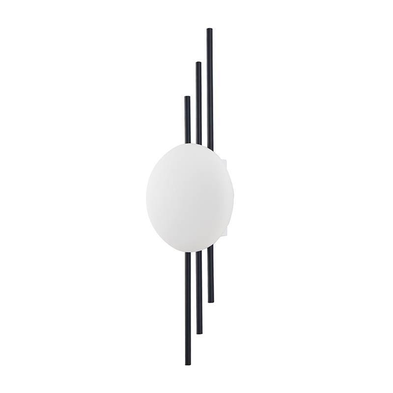 Arandela Nordecor Cami 6 watts 3000K Preto IP20 500x150mm Bivolt 2722