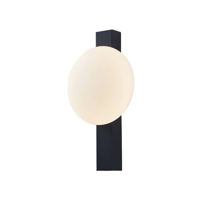 Arandela Nordecor Visa 6 watts 3000K Preto IP20 300x180x40mm Bivolt 2726
