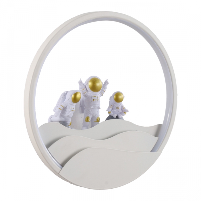 Arandela Skylight Veneza Astronauta Branco 18 watts 3000K Bivolt Ø280mm SKY-3115AR-BR