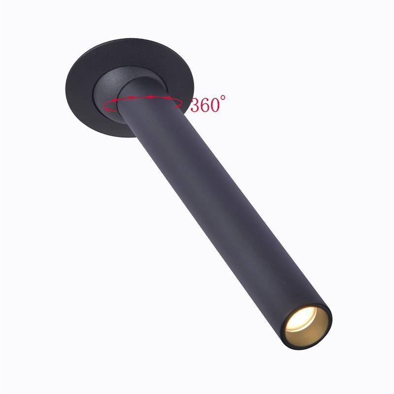 Spot Embutido Nordecor Lea 5 watts 2700K 24° Sof Preto Ø25x196mm IRC97 Bivolt 6469