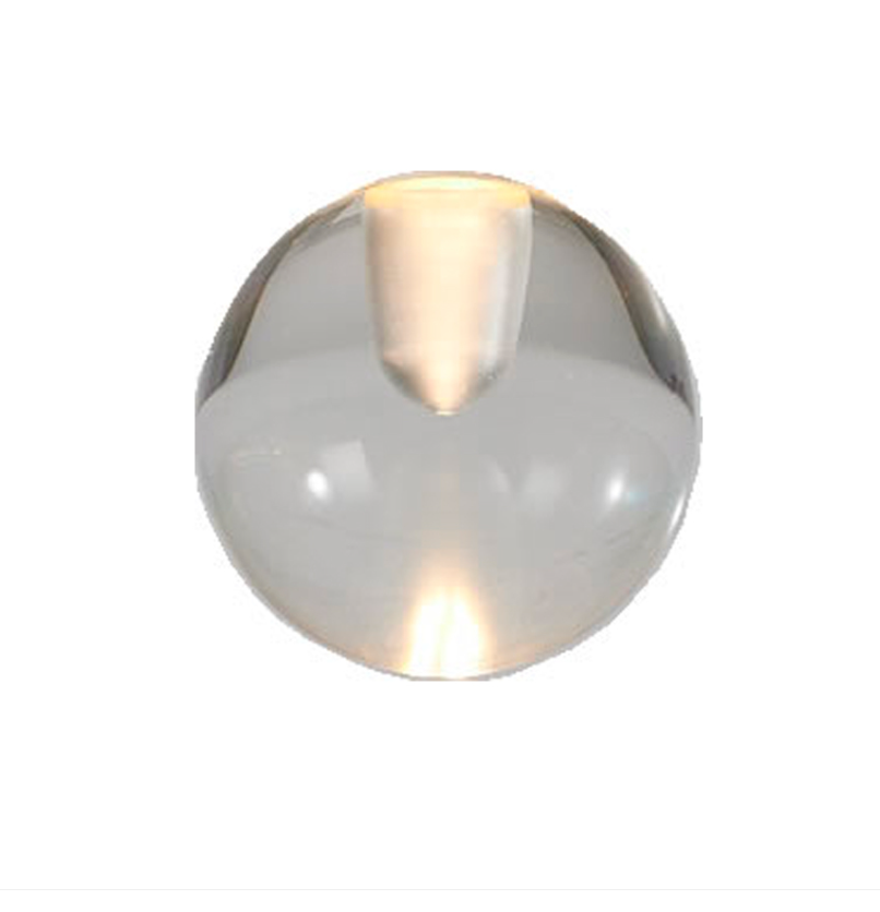 Semi Embutido Skylight Space Cristal Transparente 7 watts 3000K Bivolt Ø100mm SKY-4027