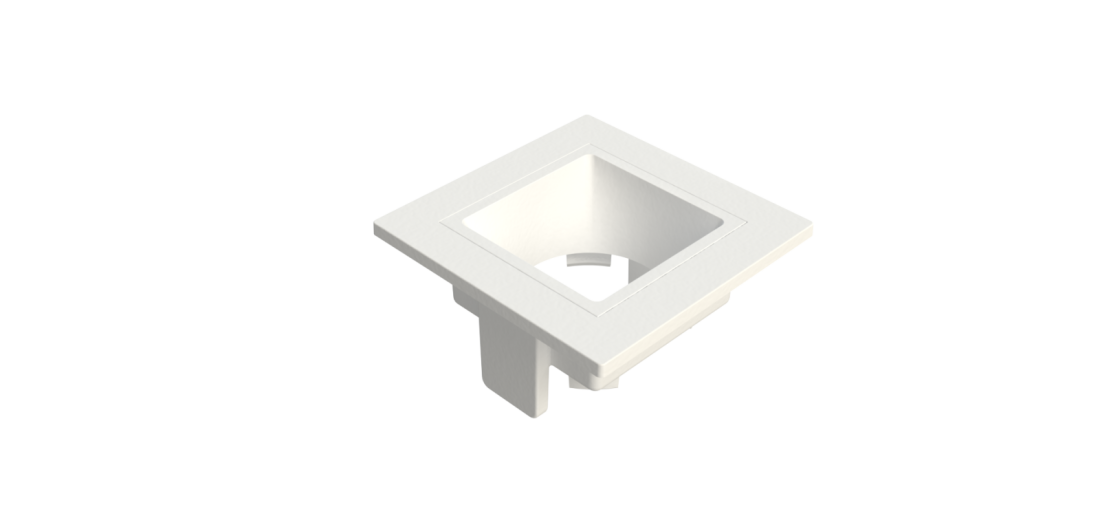 Embutido Fixo Moon Linea 1L Mini Dicróica Branco 55x55mm 1061513