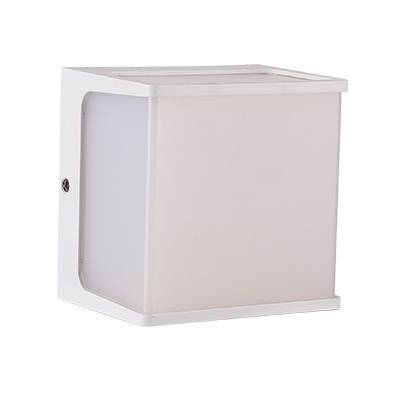 Arandela Nordecor Elion 8 watts 3000K Branco IP65 120x120x92mm Bivolt 2463