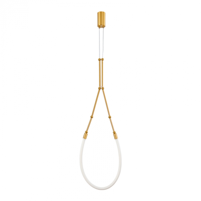 Pendente Skylight Boost Dourado e Branco 18 watts 3000K Bivolt Haste 860mm SKY-4025