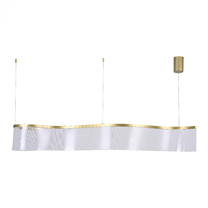 Pendente Skylight Sinuous Dourado 45 watts 3000K Bivolt 1500mm SKY-4028