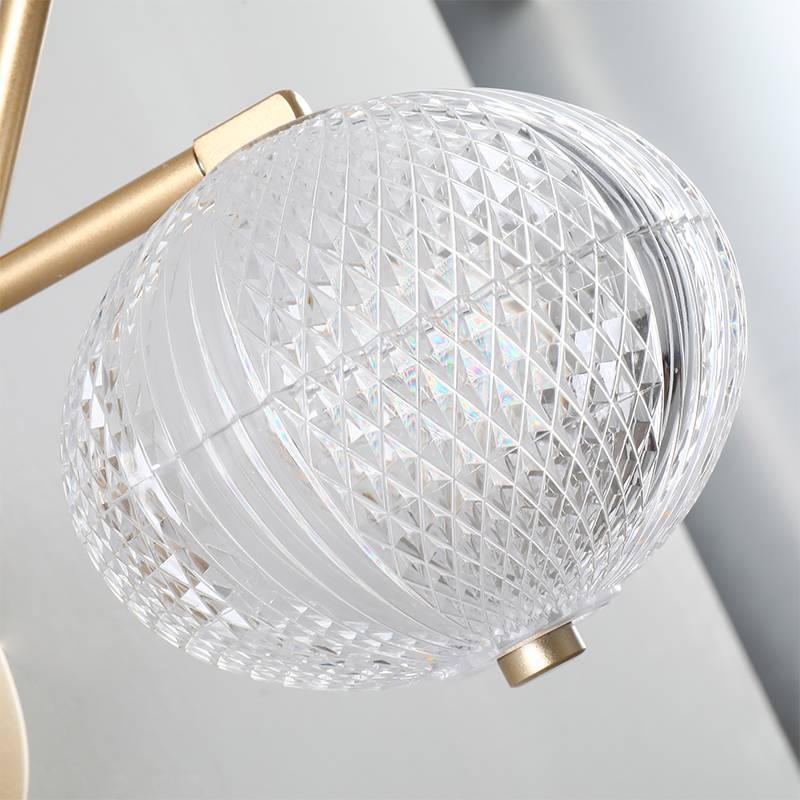 Arandela Nordecor Luse 7 watts 3000K Ouro Champagne IP20 230x150x120mm Bivolt 2798