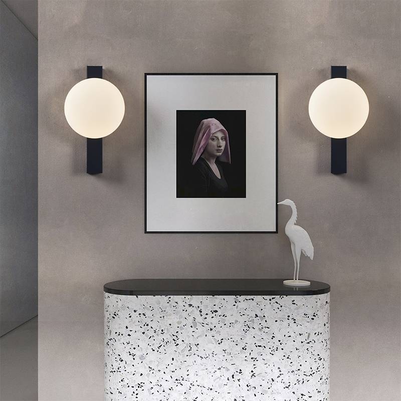 Arandela Nordecor Visa 6 watts 3000K Preto IP20 300x180x40mm Bivolt 2726