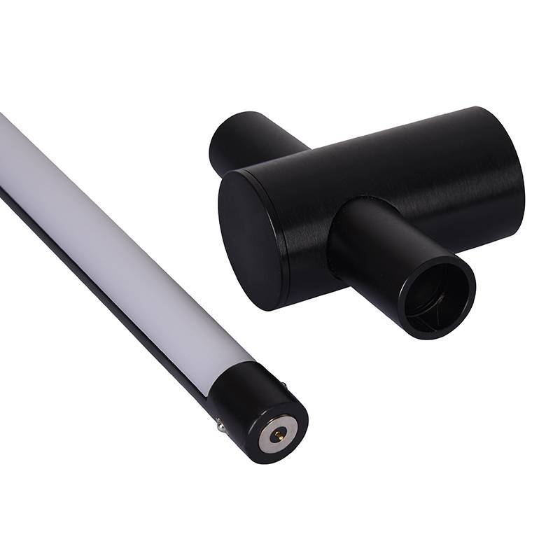 Arandela Nordecor Lina 13 watts 3000K Preto IP20 Ø40x1000mm Bivolt 2752