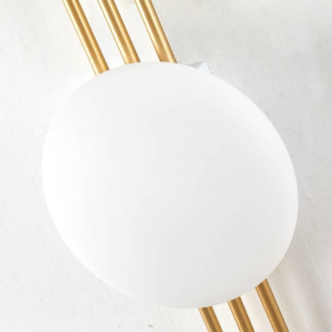 Arandela Nordecor Cami 6 watts 3000K Dourado IP20 500x150mm Bivolt 2723