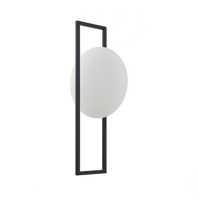 Arandela Nordecor Rony 5 watts 3000K Preto IP20 350x180mm Bivolt 2733