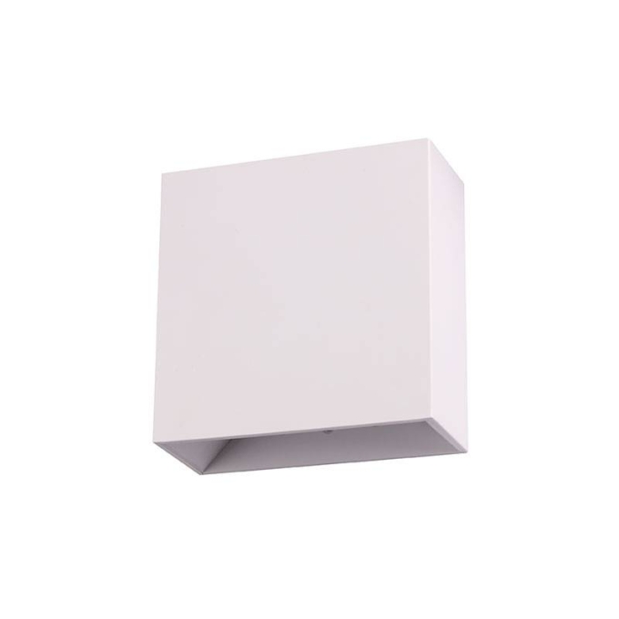 Arandela Nordecor Dron Facho Duplo Ajustável 4 watts 3000K Branco IP65 120x120mm Bivolt 2010