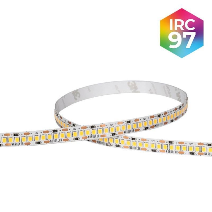 Fita LED Nordecor Odda 21w/mt 240 leds IP20 10mm 12V 2700K IRC97 (Rolo 5 metros) 7226