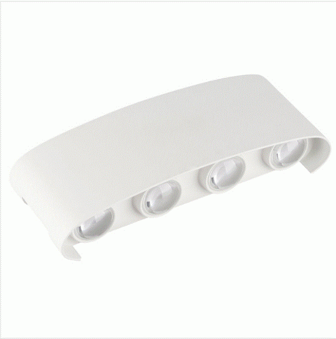 Arandela Nordecor Yori 8 watts 3000K Branco IP65 76x200x45mm Bivolt 2706