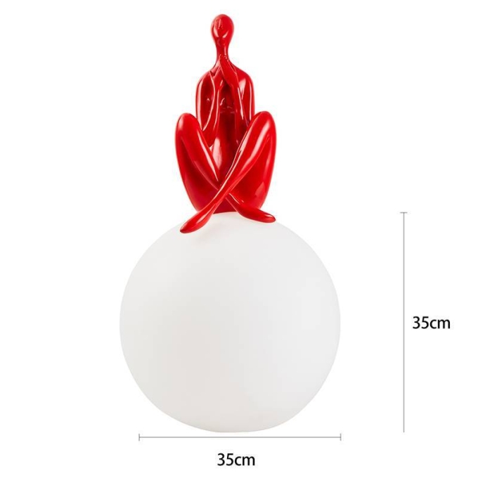 Abajur Nordecor Mez In 1L E27 Vermelho 300x300mm Bivolt 2564