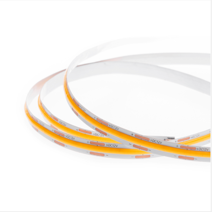 Fita de Led Nordecor 12V Cob 512 Leds/mt 12w/mt IP20 3000K 8mm (Rolo 5 metros) 7054