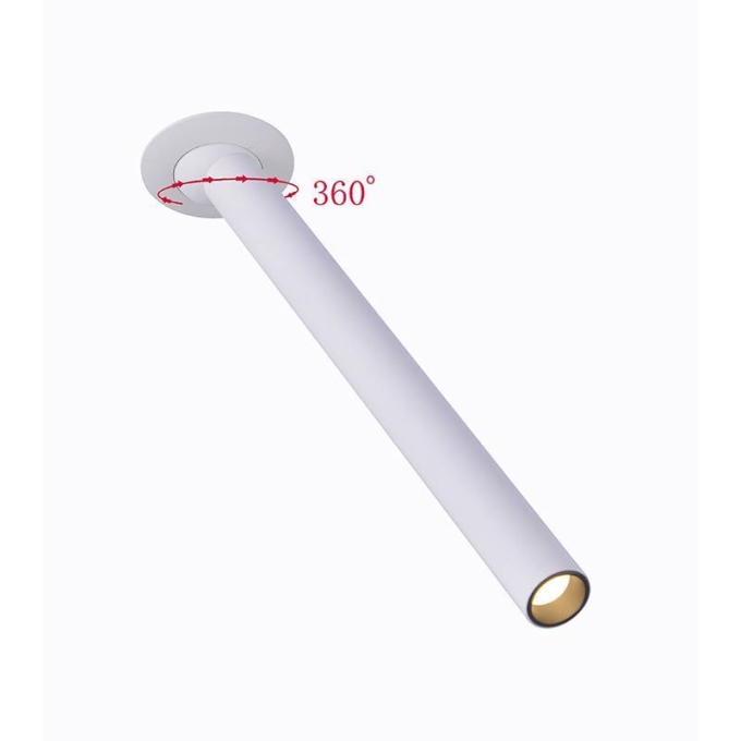 Spot Embutido Nordecor Lea 5 watts 2700K 24° Sof Branco Ø25x294mm IRC97 Bivolt 6470