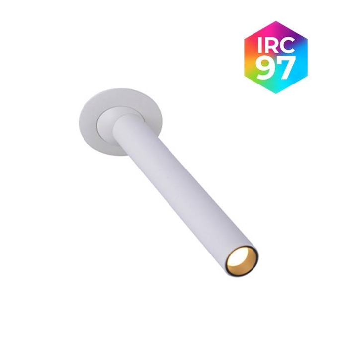 Spot Embutido Nordecor Lea 5 watts 2700K 24° Sof Branco Ø25x196mm IRC97 Bivolt 6468
