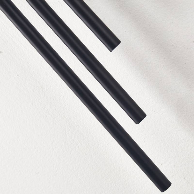 Arandela Nordecor Cami 6 watts 3000K Preto IP20 500x150mm Bivolt 2722