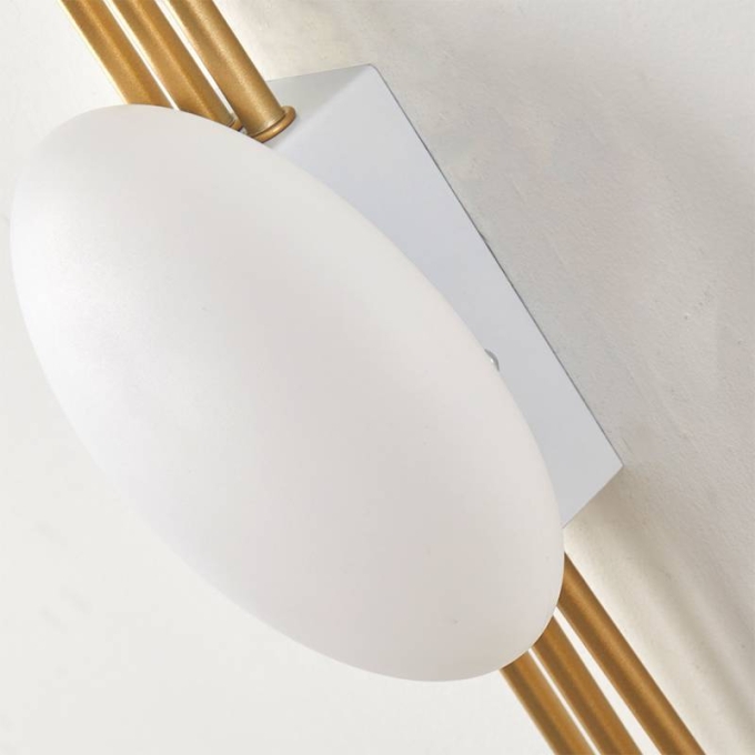 Arandela Nordecor Cami 6 watts 3000K Dourado IP20 500x150mm Bivolt 2723