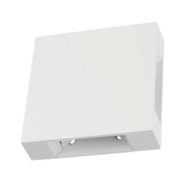 Arandela Nordecor Niere 4 watts 3000K Branco IP65 120x120x30mm Bivolt 2661