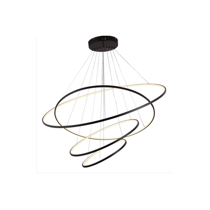 Pendente Skylight Júpiter Preto 133 watts 3000K Bivolt SKY-3038PT