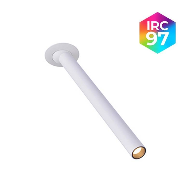 Spot Embutido Nordecor Lea 5 watts 2700K 24° Sof Branco Ø25x294mm IRC97 Bivolt 6470