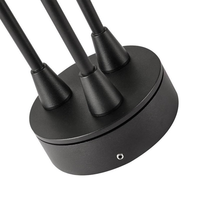 Balizador Nordecor Wedi 15 watts 3000K Preto IP66 800x30mm 6489
