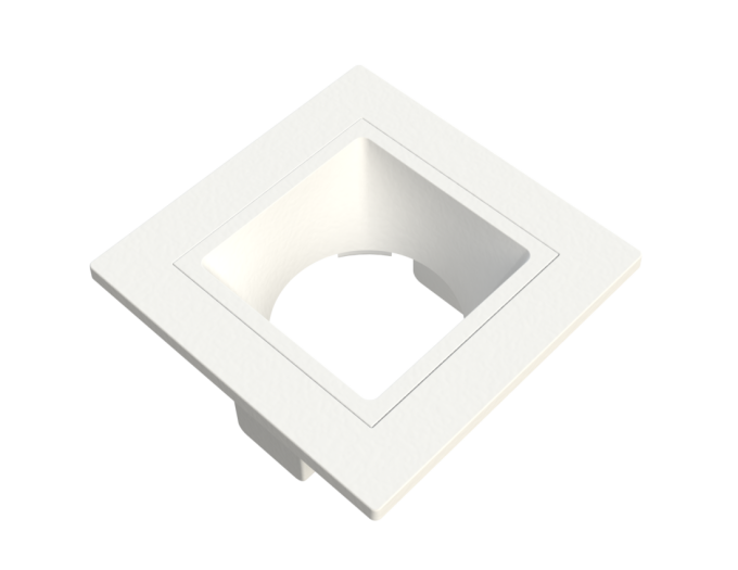 Embutido Fixo Moon Linea 1L Mini Dicróica Branco 55x55mm 1061513