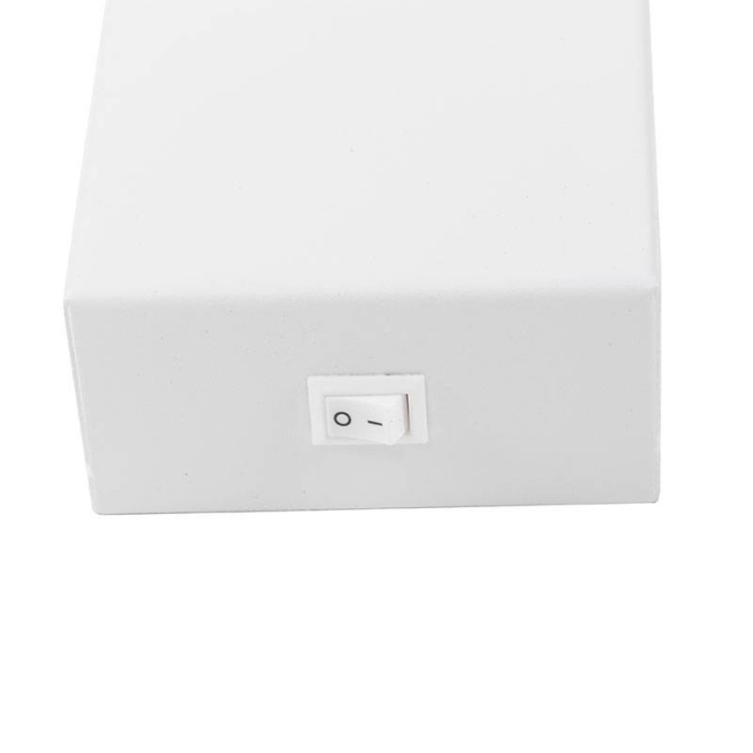 Arandela Nordecor Evy 3 watts 3000K Branco IP20 75x40x300mm Bivolt 2054