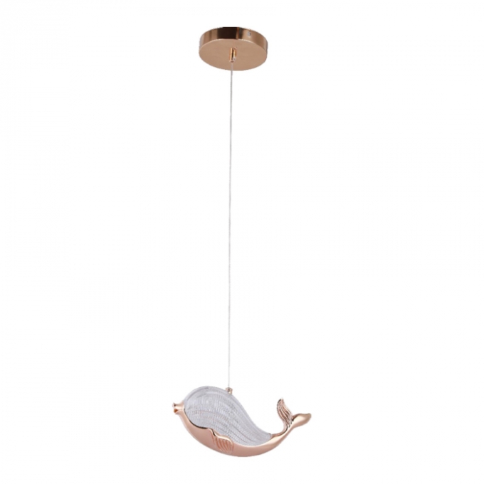 Pendente Skylight Jellyfish Rose Goold 5 watts 3000K Bivolt Ø230X110mm SKY-4034