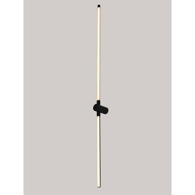 Arandela Nordecor Lina 13 watts 3000K Preto IP20 Ø40x1000mm Bivolt 2752