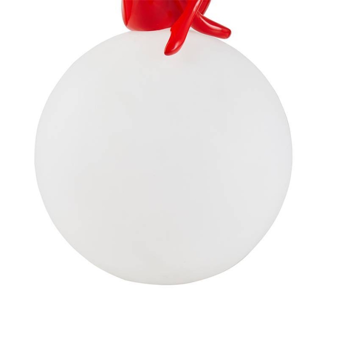 Abajur Nordecor Mez In 1L E27 Vermelho 300x300mm Bivolt 2564