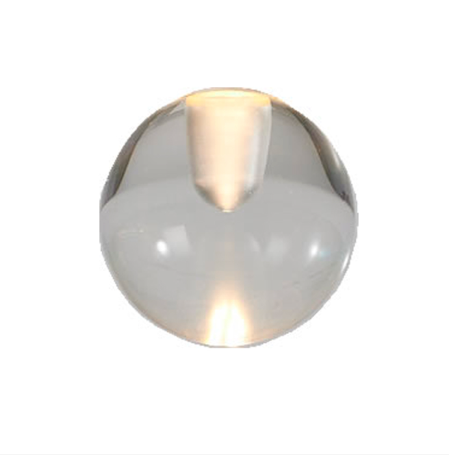 Semi Embutido Skylight Space Cristal Transparente 7 watts 3000K Bivolt Ø100mm SKY-4027