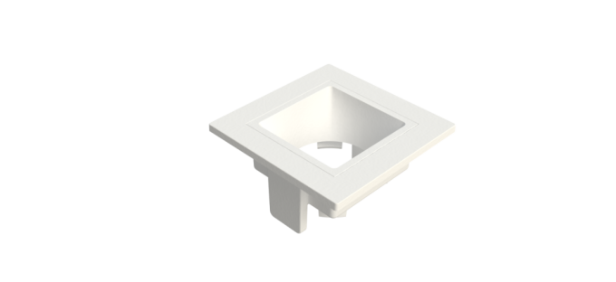 Embutido Fixo Moon Linea 1L Mini Dicróica Branco 55x55mm 1061513