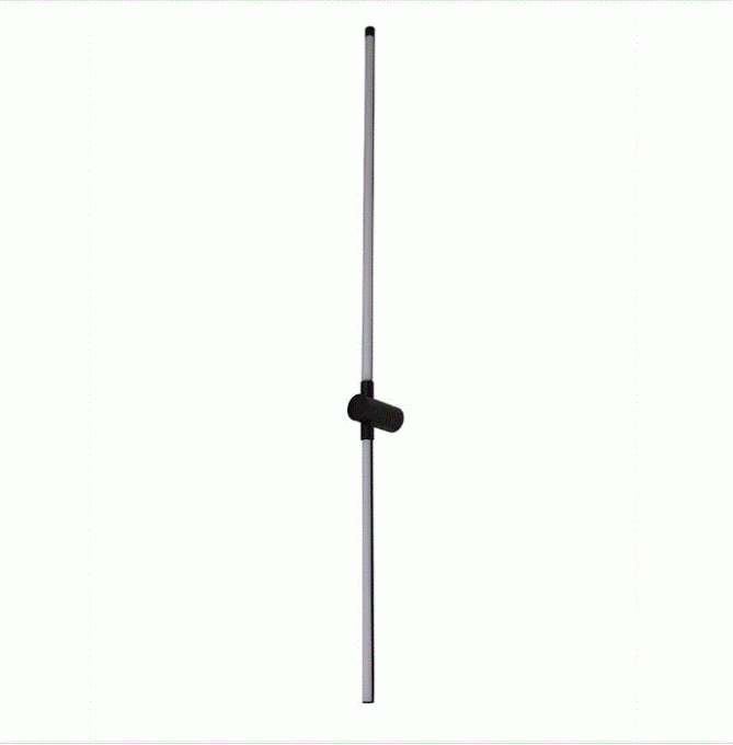 Arandela Nordecor Lina 13 watts 3000K Preto IP20 Ø40x1000mm Bivolt 2752