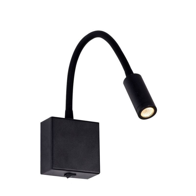 Arandela Nordecor Evy 3 watts 3000K Preto IP20 75x40x300mm Bivolt 2055