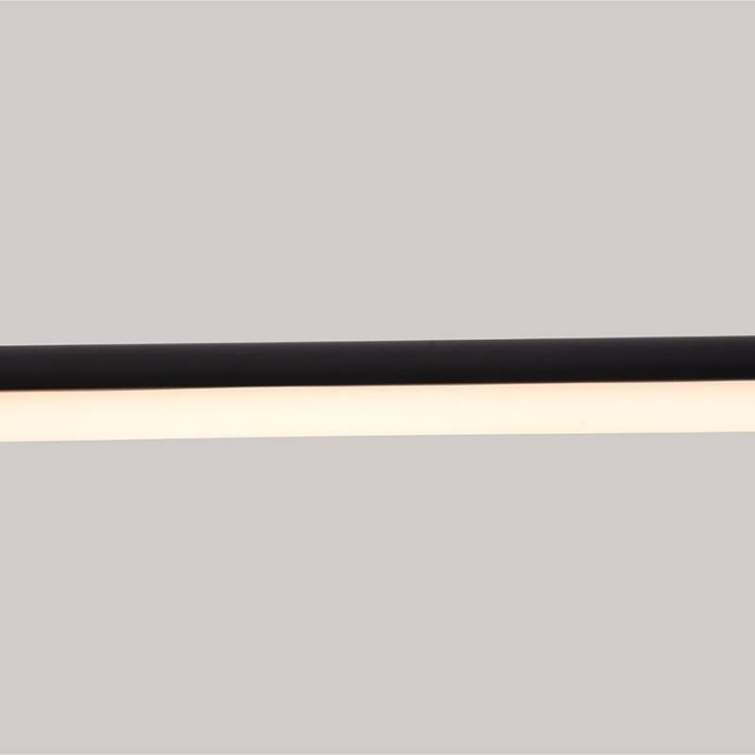 Arandela Nordecor Lina 9 watts 3000K Preto IP20 600mm Bivolt 2746