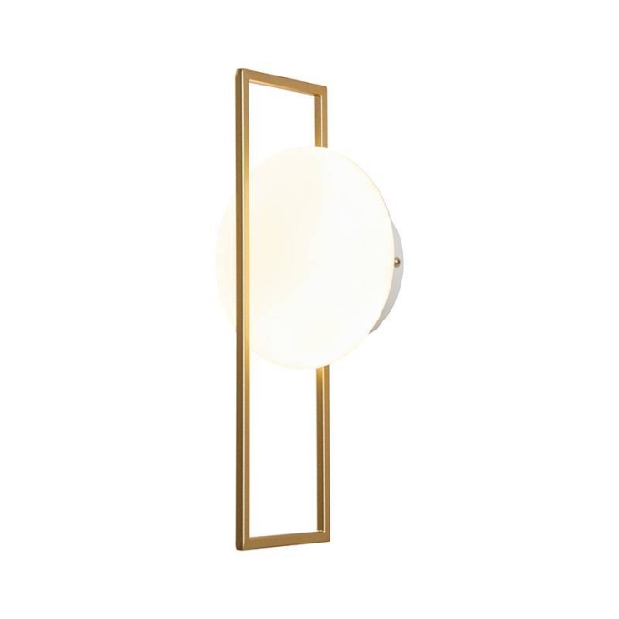 Arandela Nordecor Rony 5 watts 3000K Dourado IP20 350x180mm Bivolt 2734