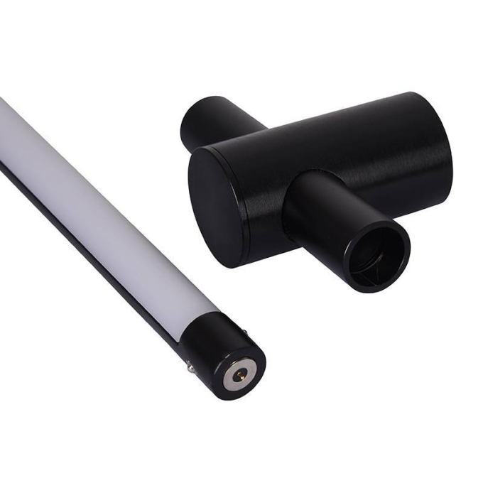 Arandela Nordecor Lina 13 watts 3000K Preto IP20 Ø40x1000mm Bivolt 2752
