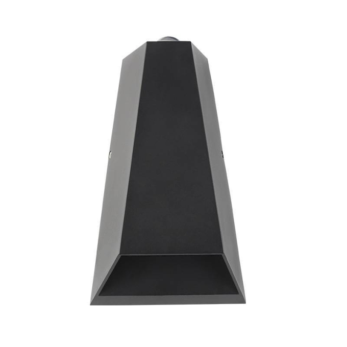 Arandela Nordecor Drie 6 watts 3000K Preto IP65 178x110x72mm Bivolt 2614