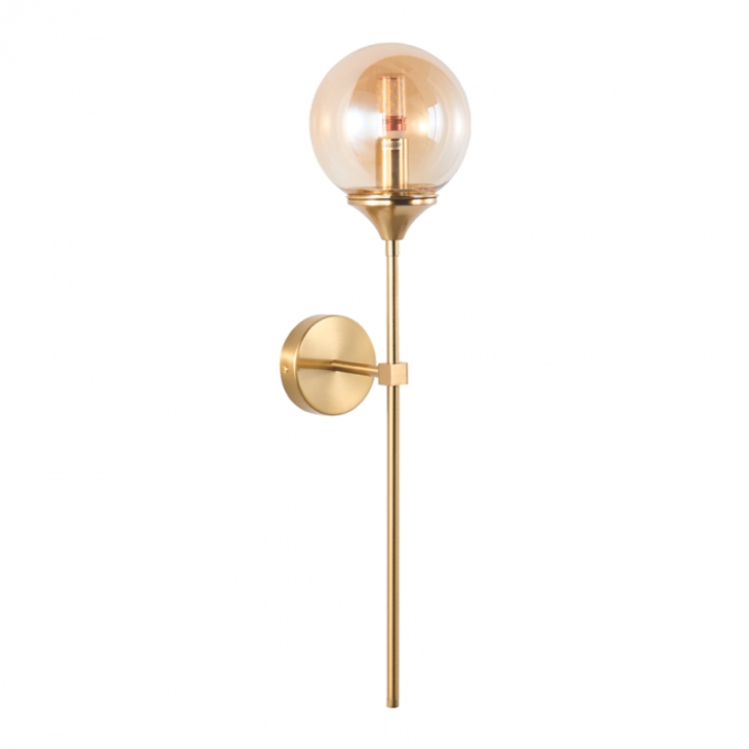 Arandela Skylight Dandelion Dourado e Âmbar 1L E14 25 watts 500XØ150mm SKY-3068AR