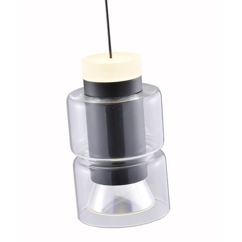 Pendente Nordecor Roz 10 watts 3000K Preto Ø98x160mm 2697