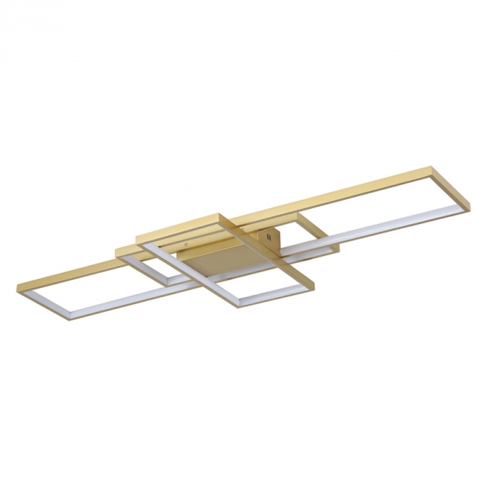 Plafon Skylight Puzzle Dourado 90 watts 3000K Bivolt 1050X420X100mm SKY-3072DO