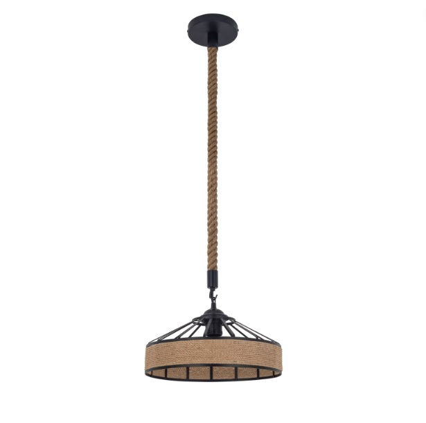 Pendente GMH Trapiche Preto 1L E27 Ø300X180mm P-TRAPICHE-PRETO