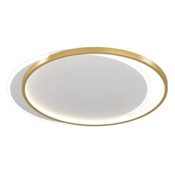 Plafon GMH Sirius Dourado 50 watts 3000K Bivolt Ø470mm PL-SIRIUS-GOLD