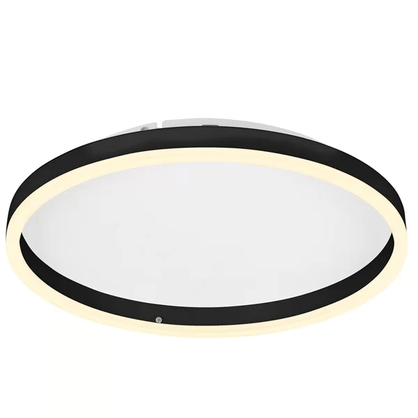 Plafon GMH Vega Preto 30 watts 3000K Bivolt Ø400mm PL-VEGA-PRETO