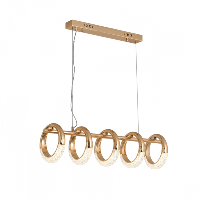 Pendente Skylight Diamond Rose Gold 50 watts 3000K Bivolt 800X210X210mm SKY-3098