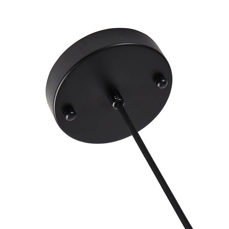 Pendente Nordecor Pean 3 watts 3000K Preto Ø25x435mm 2517